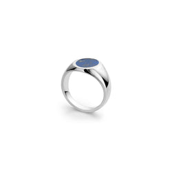 TWAN. signet ring lapis lazuli